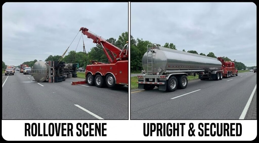 tanker truck recovery